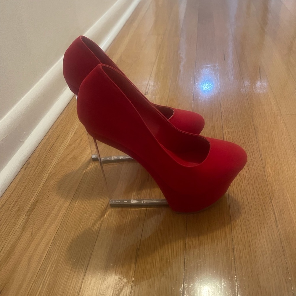 Shiekh Red Classic Heels Stiletto Pumps